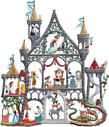 Fairytale Castle Window Wall Hanging Wilhelm Schweizer - TEMPORARILY OUT OF STOCK