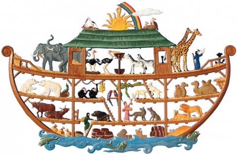 Noah's Ark Window Wall Hanging Wilhelm Schweizer - TEMPORARILY OUT OF STOCK
