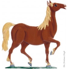 Schmaedl-Krippe Pewter Horse' Standing Pewter Wilhelm Schweizer 