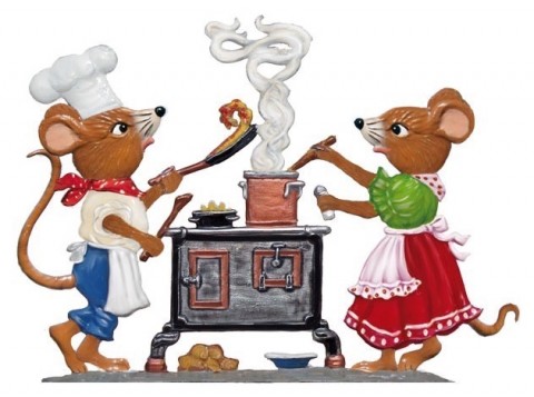 Mice Cooking Wilhelm Schweizer