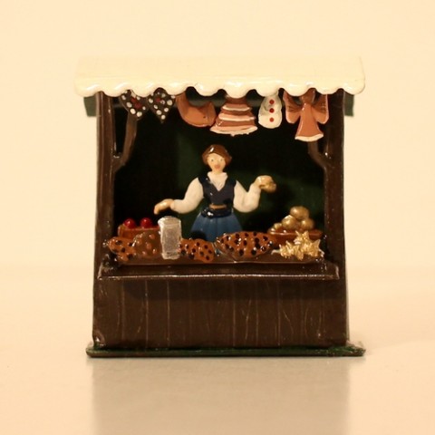 Gingerbread Market Stall Standing Pewter Wilhelm Schweizer - TEMPORARILY OUT OF STOCK