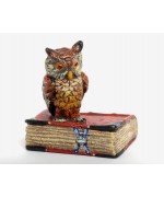 Vienna Bronze Owl on Red Book - TEMPORARILY OUT OF STOCK