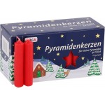 KNOX 50 German Christmas Pyramid Candles Pyramiden Kerzen - YELLOW