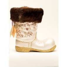 TEMPORARILY OUT OF STOCK - Ino Schaller Paper Mache Large Santa Boot