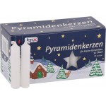 KNOX 50 German Christmas Pyramid Candles Pyramiden Kerzen - RED