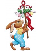 Wilhelm Schweizer Easter Oster Pewter 2017 Bunny Ornament - TEMPORARILY OUT OF STOCK