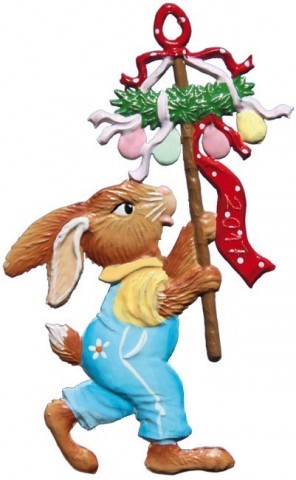 Wilhelm Schweizer Easter Oster Pewter 2017 Bunny Ornament - TEMPORARILY OUT OF STOCK