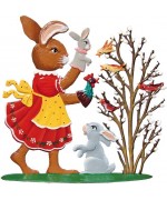 Wilhelm Schweizer Easter Oster Pewter Anno 1997 Puppet Bunny