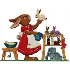 Wilhelm Schweizer Easter Ostern Pewter Anno 2006 Bunny Baker - TEMPORARILY OUT OF STOCK