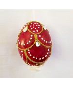Peter Priess of Salzburg Hand Painted Egg CHRISTMAS TEMPORARILY OUT OF STOCK 