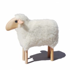 Meier White Sheep Eating - TEMPORARILY OUT OF STOCK