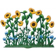 Wilhelm Schweizer Easter Oster Pewter Flower Garden Sunflower