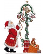 Wilhelm Schweizer Christmas Pewter 2016 Santa with Bells 