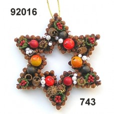 Rasp Spiced Star Ornament - TEMPORARILY OUT OF STOCK