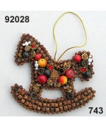 TEMPORARILY OUT OF STOCK - Rasp Spiced Rocking Horse Ornament