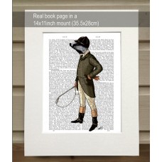Badger the Rider FabFunky Book Print - TEMPORARILY OUT OF STOCK