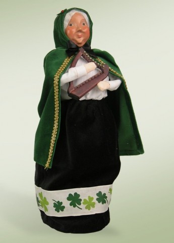 TEMPORARILY OUT OF STOCK - Byers' Choice Irish Mrs. Claus 
