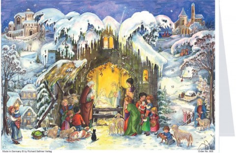 Weihnachtskarte Advent Calendar Card - TEMPORARILY OUT OF STOCK