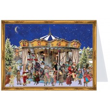 Weihnachtskarte Advent Calendar Card
