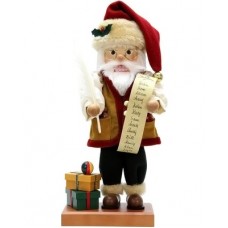 Santa with a List Christian Ulbricht Nutcracker - TEMPORARILY OUT OF STOCK