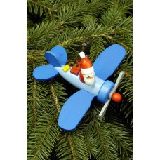 Christian Ulbricht German Ornament Santa in Plane - TEMPORARILY OUT OF STOCK