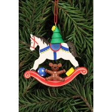 Christian Ulbricht German Ornament Tree on Rocking Horse - TEMPORARILY OUT OF STOCK