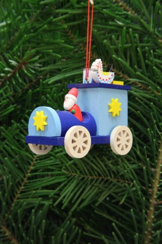 Christian Ulbricht German Ornament Santa in Truck - TEMPORARILY OUT OF STOCK