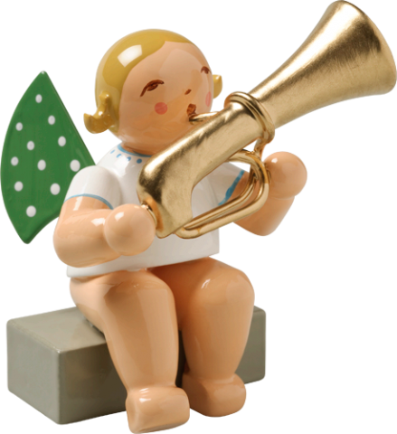 Wendt & Kuhn Orchestra Angel with Bass Trumpet Sitting