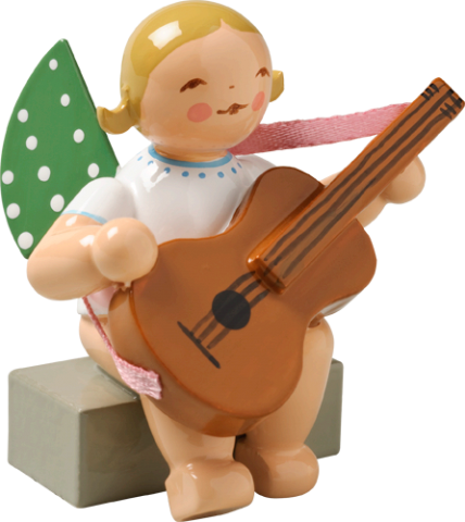 Wendt & Kuhn Orchestra Angel with Guitar Sitting
