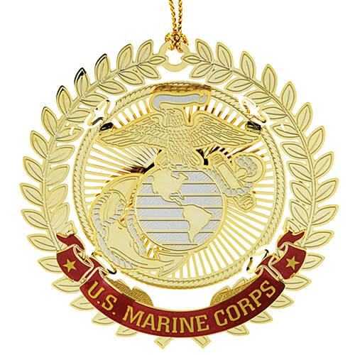 Beacon Design Marine Corps Snowflake Ornaments 