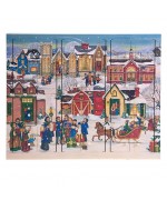 TEMPORARILY OUT OF STOCKn Byers Choice Advent Calendar Christmas Village