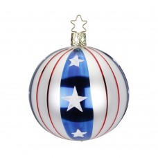 Inge-Glas Ornament Stars and Stripes Ball