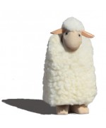 TEMPORARILY OUT OF STOCK - Meier Small White Sheep - removable Fleece 