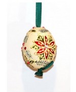 TEMPORARILY OUT OF STOCK - Peter Priess of Salzburg Hand Painted Easter Egg  CHRISTMAS