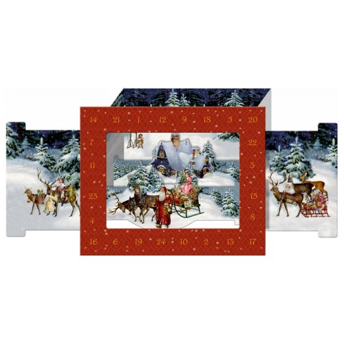 Coppenrath The Christmas Carousel A4 Traditional Advent Calendar Paper 