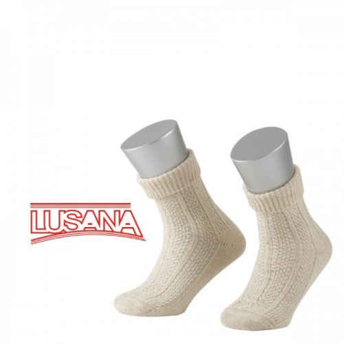 Lusana German Bavarian European Sportstutzen Knit Wool Socks for Lederhosen 