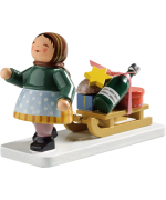 Wendt & Kuhn Girl with Sleigh - TEMPORARILY OUT OF STOCK