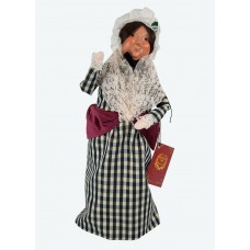 TEMPORARILY OUT OF STOCK - Byers Choice A Christmas Carol Mrs. Fezziwig