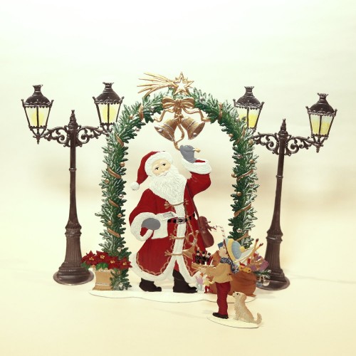 Artist Wilhelm Schweizer German Christmas Pewter Zinn Single Santa Claus 2011 