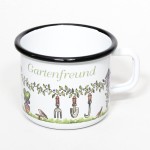 NEW - Gartenfreund Gardener Enamel Mug