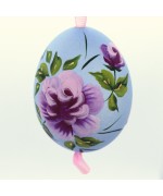 Christmas Easter Salzburg Hand Painted Easter Egg - Pink Flowers = TEMPORARILY OUT OF STOCK