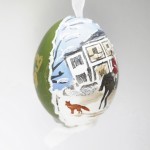 EXCLUSIVE Christmas in Middleburg 2021 Hand Painted Austrian Egg - TEMPORARILY OUT OF STOCK