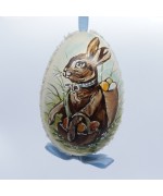 Peter Priess of Salzburg Hand Painted Goose Easter Egg - TEMPORARILY OUT OF STOCK