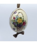 NEW - Peter Priess of Salzburg Hand Painted Easter Egg - Flowers - TEMPORARILY OUT OF STOCK