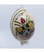 Peter Priess of Salzburg Hand Painted Easter Egg - Flowers - TEMPORARILY OUT OF STOCK
