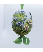 Peter Priess of Salzburg Hand Painted Easter Egg - Flowers - TEMPORARILY OUT OF STOCK