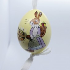 Peter Priess of Salzburg Hand Painted Easter Egg - Mrs Rabbit 