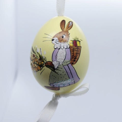 Peter Priess of Salzburg Hand Painted Easter Egg - Mrs Rabbit - TEMPORARILY OUT OF STOCK
