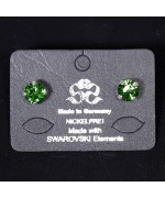 NEW - Women's Green Swarovski Earrings
