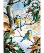 Wentworth Puzzle - Blue Tits in Winter - TEMPORARILY OUT OF STOCK